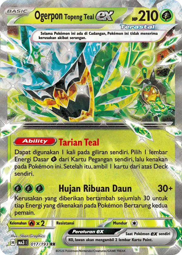 Ogerpon Topeng Teal ex