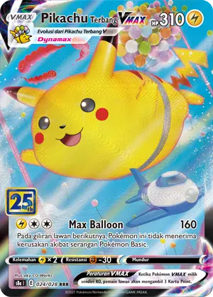 Pikachu Terbang VMAX