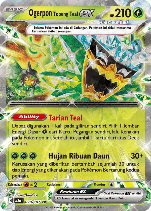 Ogerpon Topeng Teal ex